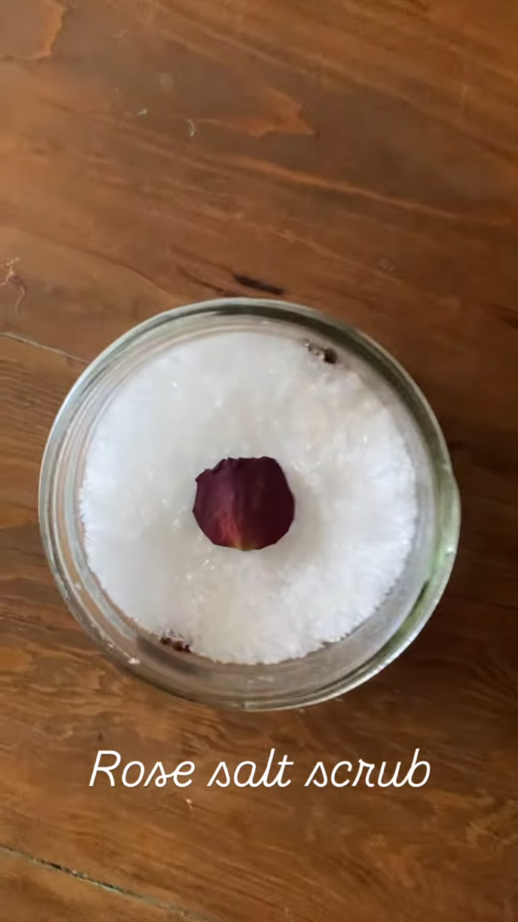 Rose Salt Scrub