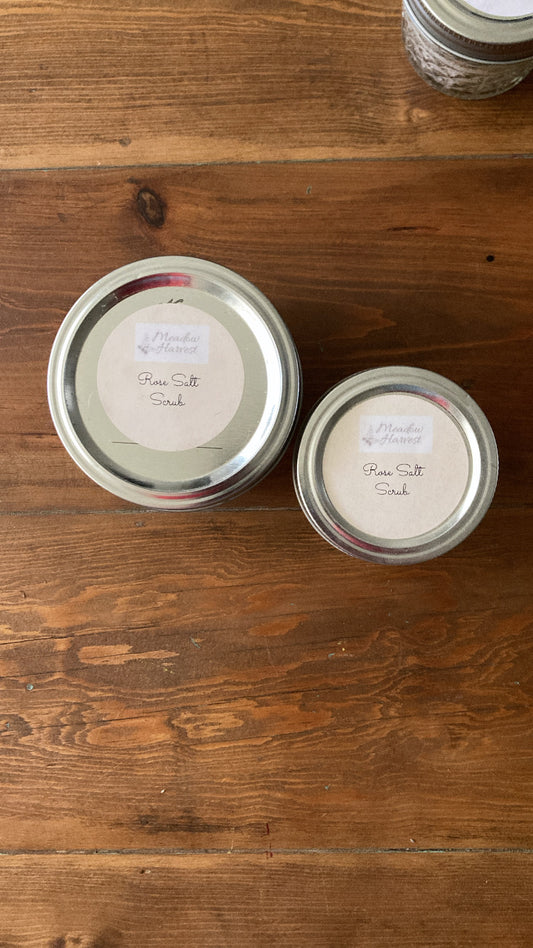 Rose Salt Scrub
